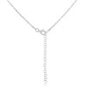Links of Italy Sterling Silver 1.65mm Adjustable Paperclip Chain - Available Colors: Silver, Gold - 2 of 3