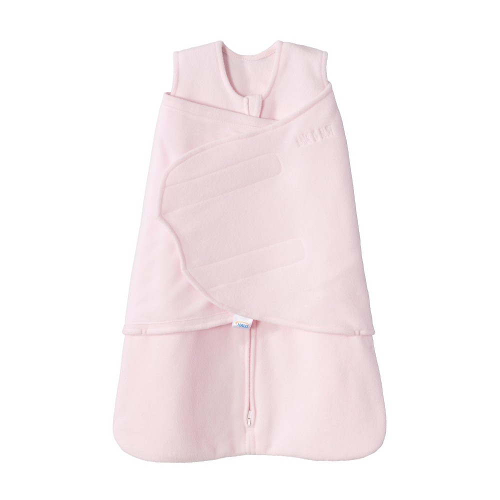 Photos - Children's Bed Linen HALO Innovations Sleepsack Micro-Fleece Swaddle Wrap - Pink S