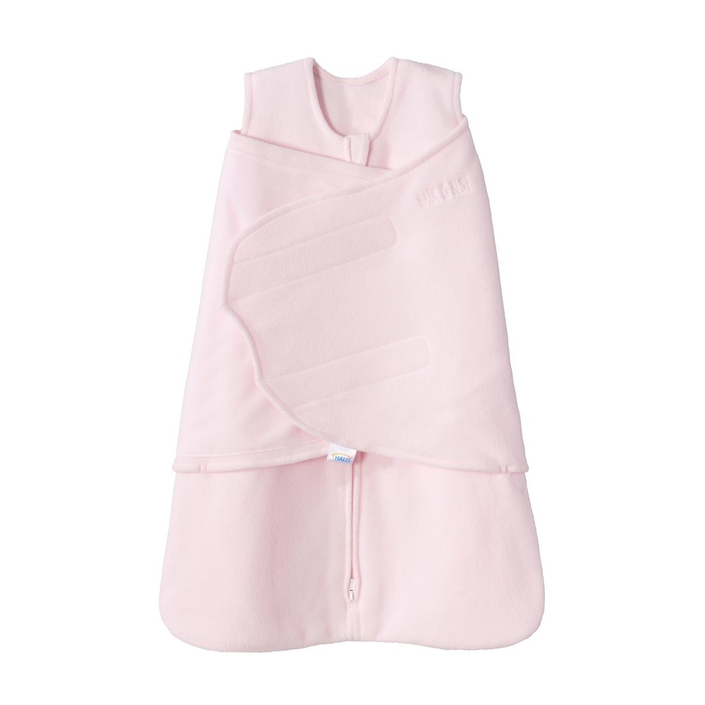 Photos - Other Textiles HALO Baby Girl Micro-Fleece 3.0 TOG Sleepsack Sleeveless Swaddle Wrap - Soft Pink S