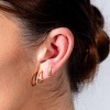 Lucy Quartermaine - Skinny Drip Mini Studs in Gold Vermeil - 2 of 4