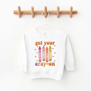The Juniper Shop Get Your Cray-On Toddler Graphic Sweatshirt - 1 of 2