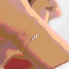 Hollywood Sensation 18K Gold Plated Sterling Silver Chain Link Bracelet with Round Cut Cubic Zirconia Cluster 7 Inches Gold - 2 of 4