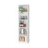 ORRD Slim 5-Shelf Bookcase, Modern Narrow Bookshelf with Space-Saving Design, for Living Room, Office, Bedroom - Multiple Finishes - 3 of 4