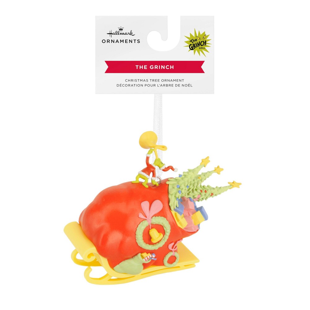 Hallmark TPR Figural Grinch Sleigh