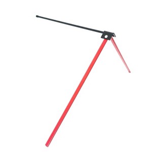 Football Kicking Tee, Football Tee Holder - Metal Foldable Kicking Stand (45Cm x 48.5Cm, Red) for Field Goal Kickoff Training, Secure Ball Hold - 1 of 4