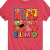 Boys' - Sesame Street - Elmo Faces Short Sleeve Graphic T-Shirt - 2 of 4