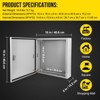 COZONY NEMA 4X Waterproof Steel Electrical Box, IP66 Dustproof, Outdoor/Indoor Electrical Junction Box, Lockable Junction Box - 3 of 4