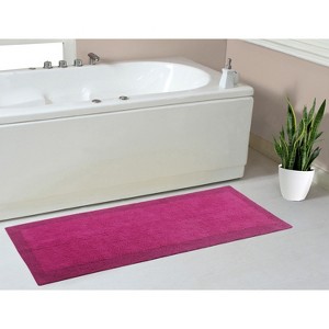 Home Weavers Luxury Collection 100% Cotton Tufted Bathroom Rug, Non-Slip Latex Bath Rug - 1 of 4