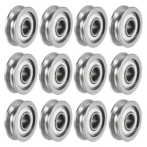 Unique Bargains Chromium Steel Sealed Low Noise Durable Ball Bearings - 1 of 4