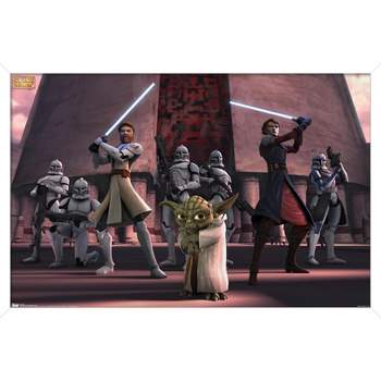 Trends International Star Wars: The Clone Wars - Group Framed Wall Poster Prints