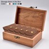 Unique Bargains Velvet Portable Rings Necklace Bracelet Earring Snap Button Storage Jewelry Pouch 20 Pcs - 4 of 4
