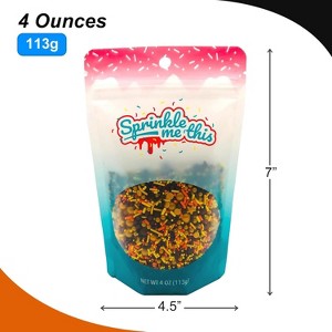 Sprinkle Me This – Harvest Season Blend (4 Oz.) – Autumn Sprinkles with Red, Gold & Orange Pearls for Cakes, Cupcakes & Ice Cream - 1 of 4
