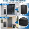 COZONY Lockable Package Delivery Box, Anti-Theft Waterproof Parcel Drop Box for Porch Fence Curbside - 4 of 4