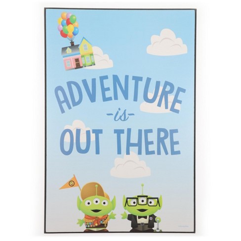 Silver Buffalo Disney/ Pixar "Adventure Is Out There" 13 x 19 Inch Framed MDF Wall Art - image 1 of 3