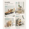 4-Pack Stackable Kitchen Shelf Organizer - Expandable Spice Rack for Cabinet/Counter, Metal & Wood - 4 of 4