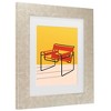 Trademark Fine Art - Rosi Feist  Wassily Chair Marcel Breuer Matted Framed Art - 3 of 4