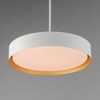 ET2 Lighting Echo 1 - Light Pendant in  White/Gold - 2 of 3