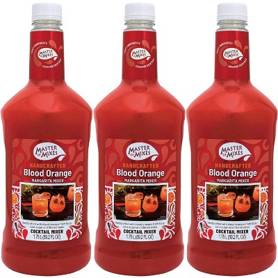 Photo 1 of Master of Mixes Blood Orange Margarita Drink Mix - Ready to Use - 1.75 Liter Bottle (59.2 FlOz)-Mixer Perfect for Bartenders and Mixologists