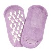 Wrapables Women Ankle Length Non-Skid Gripper Socks (Set of 3), Lavender, Hot Pink, Mint - 2 of 4