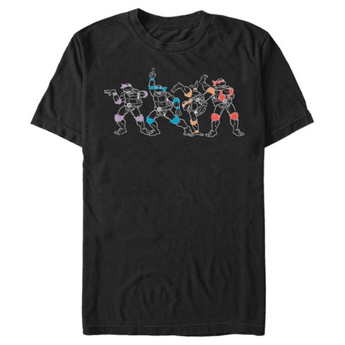 Teenage Mutant Ninja Turtles Group Action Poses T-Shirt