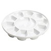 MEEDEN 12-Well Round Porcelain Watercolor Paint Palette for Watercolor Gouache Acrylic Oil Painting, 7-Inch - 3 of 4