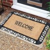 Chery Life Rectangular Printed Floor Mat, Elegant Welcome Mat For Home Entryway, Non-Slip Backing,15.7x23.6"+17.7x47" - 3 of 4