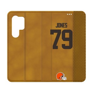 NFL Cleveland Browns Players Game Tactic Folio Cell Phone Case for Samsung Galaxy - 1 of 4