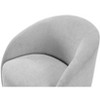 Sapphtopaz 1pc Boucle Swivel Barrel Chair Accent Chair Solid Wood Lounge Chair Modern Armchair Living Room Chair Comfy Chair for Living Room - 3 of 4