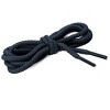 Elerevyo Thick Solid Colors Round Leather Shoes Boots Shoelaces 2 Pairs - 2 of 4