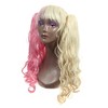 Unique Bargains Women Halloween Human Long Hair Wigs with Wig Cap - image 2 of 4