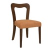 Lyngins Set of 2 Contemporary Upholstered Dining Chairs – Rubberwood Frame (300lb Capacity), Open-Back Design, Modern Minimalist Living Room Chair - 3 of 4