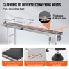 VEVOR Belt Conveyor, 59 x 15.7 inch Conveyor Table, Heavy Duty Stainless Steel Motorized Belt Conveyor, Silver - 4 of 4