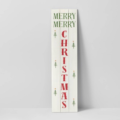 Hello Winter and Merry Merry Christmas Reversible Standing Sign - Wondershop™