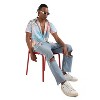 Campus Sutra Men Men's EcoLiva Multicolour Abstract Patch Shirt - 3 of 4