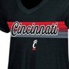 NCAA Cincinnati Bearcats Women's V-Neck T-Shirt - 3 of 3