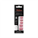 Sally Hansen Salon Effects Perfect Manicure Press on Nails Kit - Square - Pink Clay - 24ct