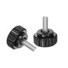 Unique Bargains Plastic Threaded Bolt Knurled Clamping Knob Thumb Screws 6 Pcs - 3 of 4