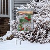 Briarwood Lane Winter Wagon Christmas Garden Flag Cardinals Barn - image 4 of 4