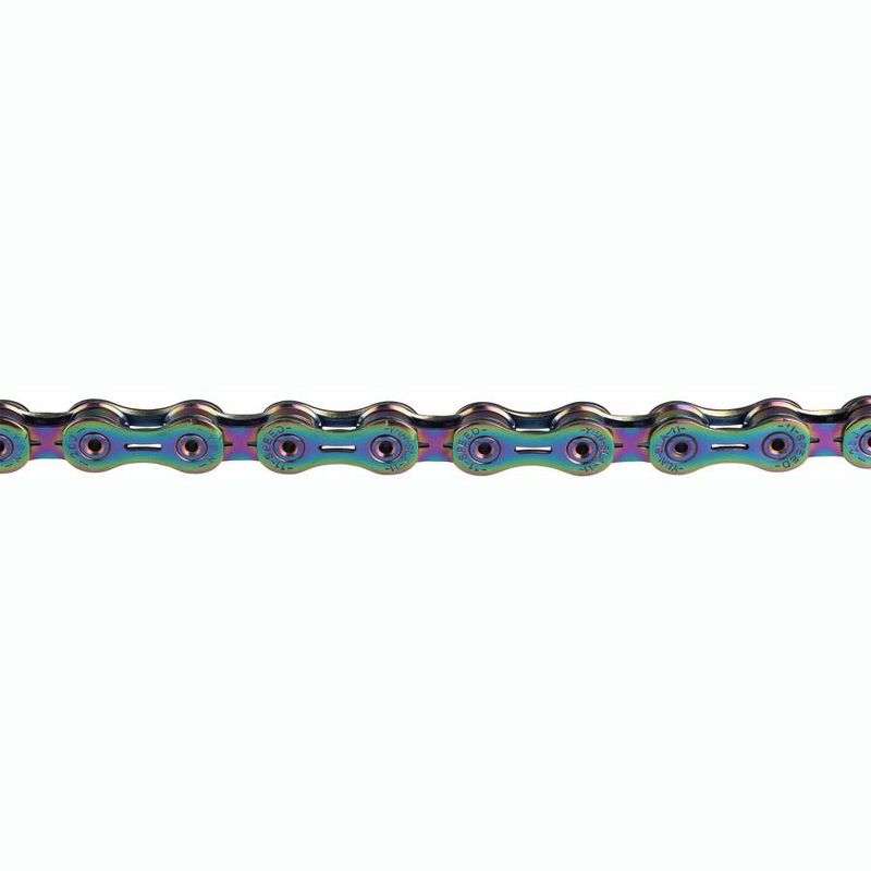 YBN Ti-Nitride Chain 11-Speed 116 Links Rainbow Reusable Master Link, 2 of 4
