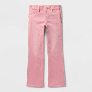 Girls' Adaptive Seated Fit Mid-Rise Bootcut Jeans - Cat & Jack