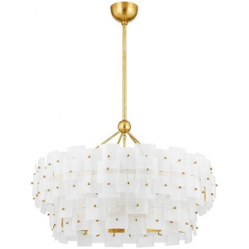 Troy Lighting Jacik 8 - Light Chandelier in  Vintage Gold Leaf Candy Shade - image 1 of 1