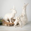 Sullivans Dancing Polyresin Bunnies Figurine 7.25"H Off-White - 3 of 4