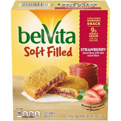 Photo 1 of belVita Soft Baked Filled Strawberry Breakfast Bars - 5 Packs EXP JAN 2021