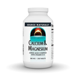 Calcium & Magnesium Amino Acid Chelate With Vitamin D-3 by Source Naturals, Inc.  -  250 Tablet - 1 of 3