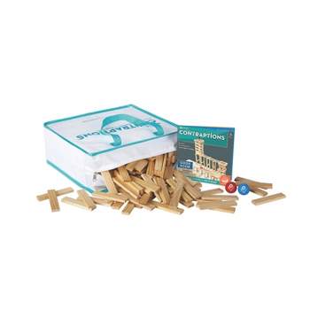 MindWare Keva Contraptions 400 Solid-Wood Plank Set - Building Blocks - 400 Blocks