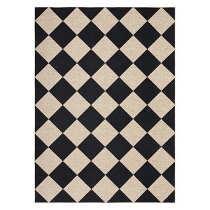 Washable Modern Geometric Rugs for Living Room Bedroom, Indoor Contemporary Floor Carpet for Dining Room Office Kitchen - 1 of 4