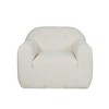 Modern Club Chair Sleek Accent Chair for Living Room, Bedroom or Office - 3 of 4