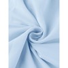 Allegra K Women's Sweetheart Neck Button Decor Smocked Back Belted Dress - 4 of 4