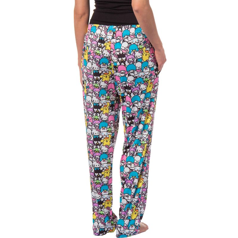 Hello Kitty And Friends Women's Chibi Character AOP Lounge Pajama Pants, 4 of 6