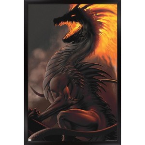 Trends International LA Williams - Belial Dragon Framed Wall Poster Prints - 1 of 4
